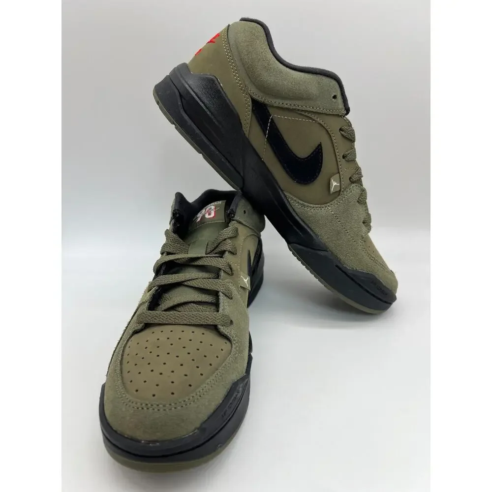 Jordan Stadium 90 Medium Olive Sneakers HF5258-201 Men's Size 8 New